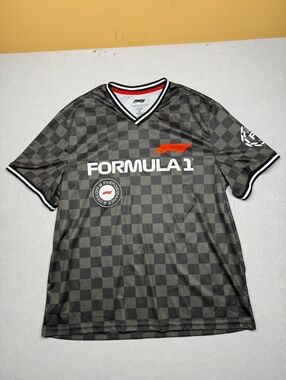 Formula 1 Hybrid Apparel Checkered Shirt XL Black Casual